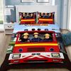 Anime Fireman Bedding Set Children Duvet Cover Pillowcase Adult Boy Girl Bedroom DecorationSingle Double Large Size Duvet Cover