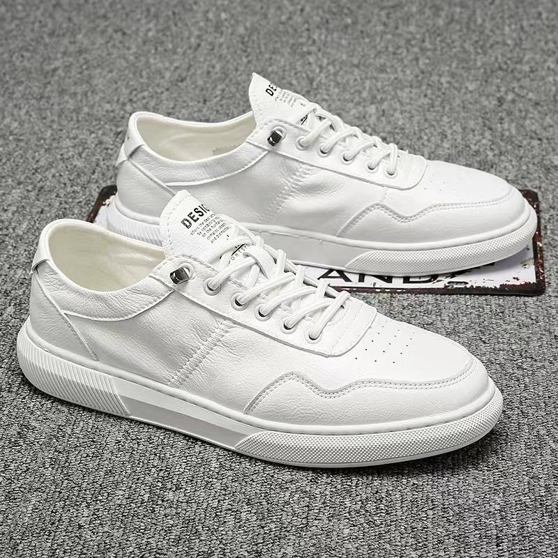 

Fashion Summer Mens Casual Shoes Breathable Outdoor White Shoes Comfy Lace-up Men Sneakers Fashion Running Tennis Shoes for Man Footwear 44 белый