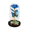 1PC Artificial Rose Flowers Glass Rose LED Light Galaxy Rose Gift For Valentine's Day