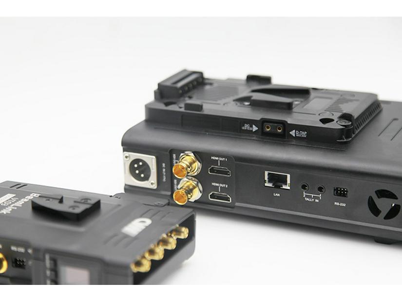 8-Vision Wireless HD Video Transmitter with 700m Range, Dual Receiver Support, and Tablet-Compatible Live Streaming for Camera Audio