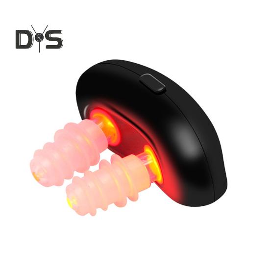 

Беспроводной прибор для терапии носа красным светом Эргономичный дизайн Компактный дизайн Перезаряжаемый портативный прибор для терапии носа инфракрасным светом чёрный