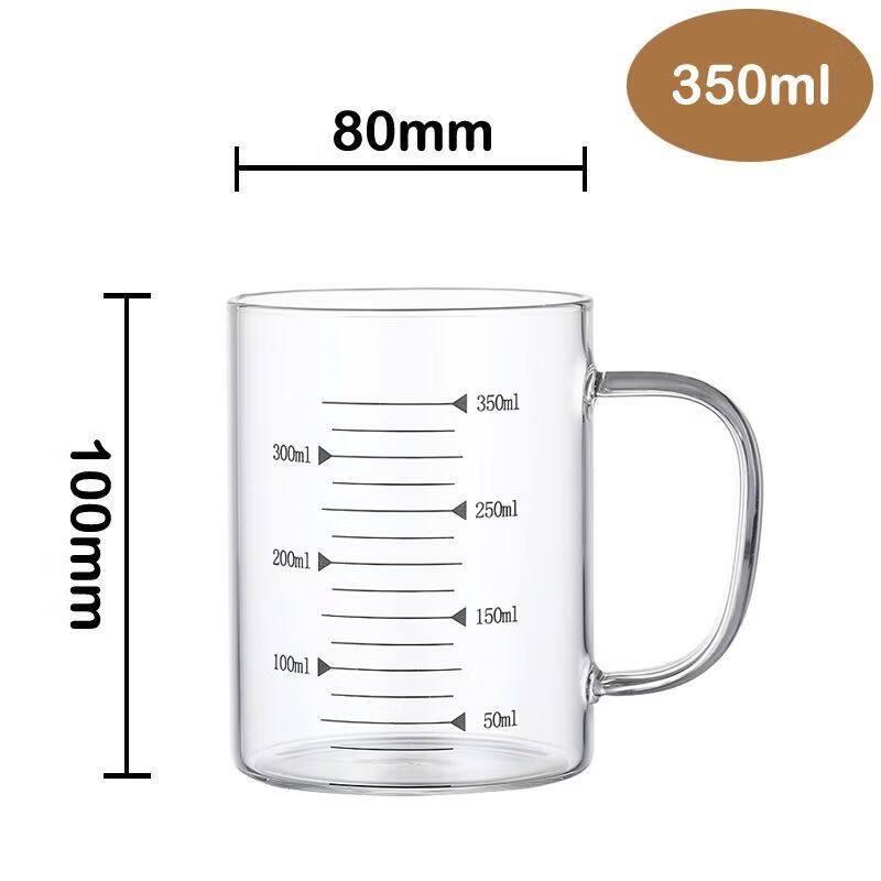 ZISIZ Graduated Glass Measuring Cup