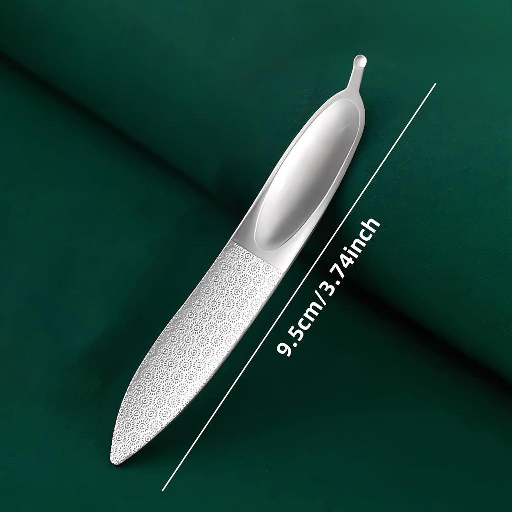 1PCS Professional Nail File , Double-Sided Stainless Steel, Durable & Reusable, Nail Manicure File for Men & Women