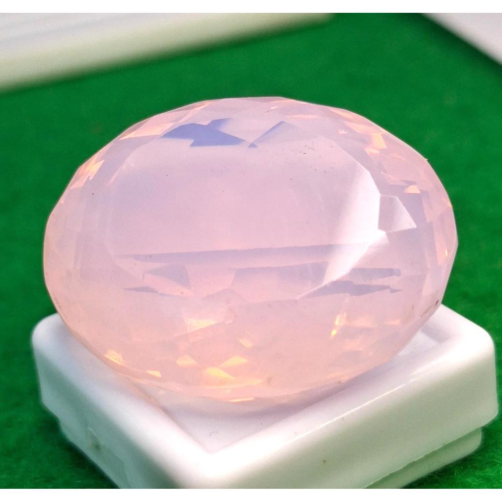 95-97 Ct Lab Created Opal Pink Oval Cut Beautiful Loose Gemstone