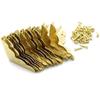 100 Pcs Furniture Corner Protector Antique Bronze Triangle Edge Decorative Metal Corner Guard for Storage Box Jewelry Case Cabinet Coffee Table