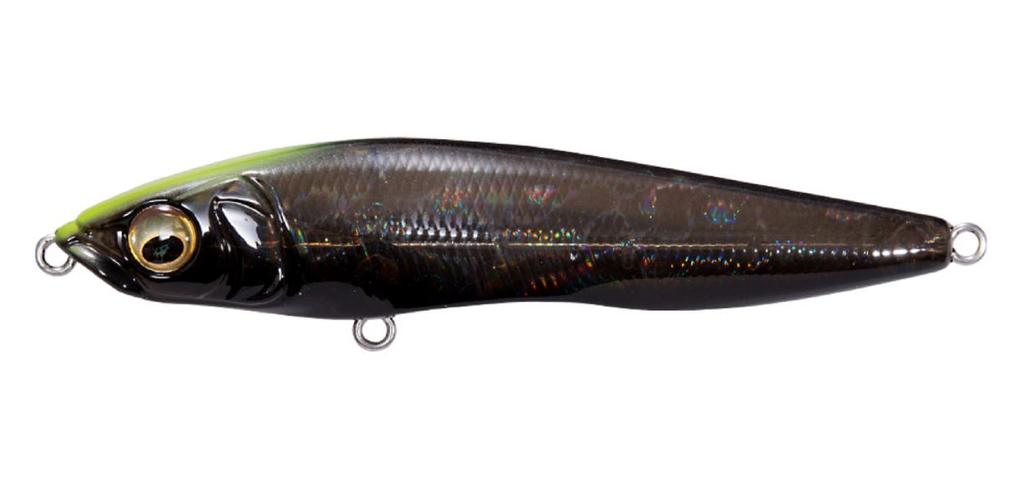 Megabass Homura 86 Sinking Lure Black & Signal (5988)