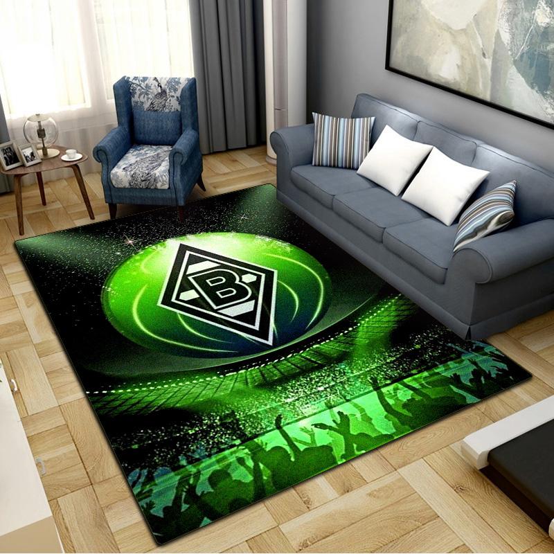 Borussia Mönchengladbach Carpet Rug for Living Room Bedroom Home Sofa Decoration, Kids play Non-slip Floor Mat