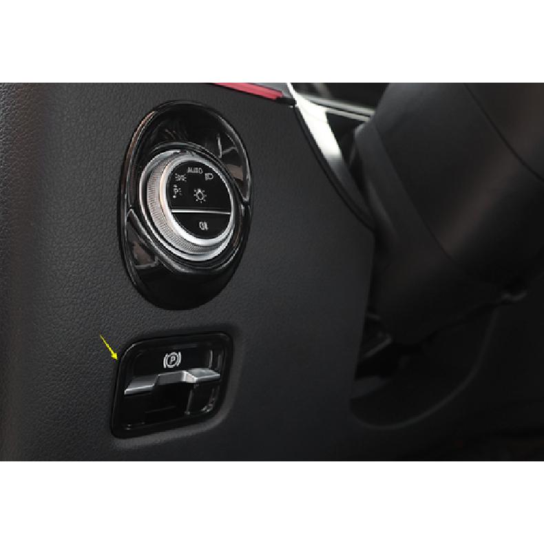 ABS Black Console Electronic Handbrake Trim 1PCS For Benz C-Class W206 -