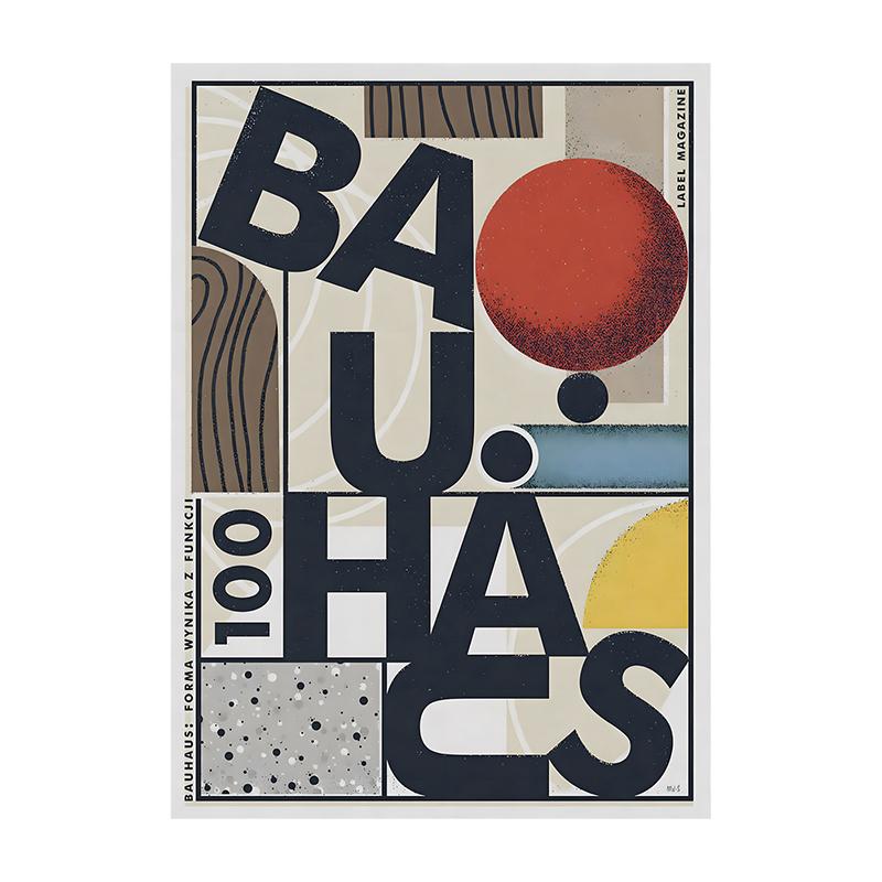 Bauhaus Exhibition Poster Chair Canvas Painting Vintage Bauhaus Print Wall Art Picture for Living Room Cuadros Home Decoration