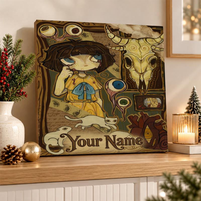 Fran Bow Custom Name Text 5D Diamond Painting Kit DIY Full Drill Diamond Art Decoration