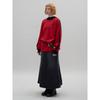 Saendeusaundeu Piping Detail Raglan Tshirt Red