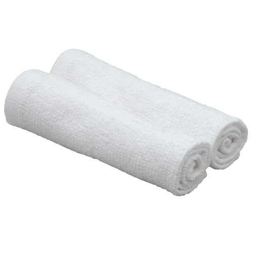 19-inch white hand towels, 100% cotton, thin and easy to wring out and dry. A versatile, versatile size for kitchen towels, dish towels, and dishcloth