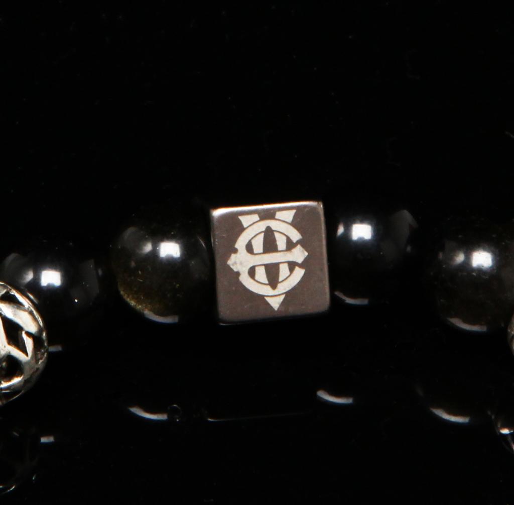 Eightvolume Ev 4Ring Bead Bracelet(Blueish)