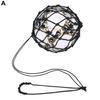 Soccer Ball Net Kicker Football Kick Trainer Nylon Mesh Bag Solo Soccer Kick Practice Training Return Trainer Net Football