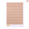 1:12 Doll House Kitchen Dining Bathroom Living Room Floor Wallpaper Acrylic Floor Tiles for Doll House Furniture Accessories