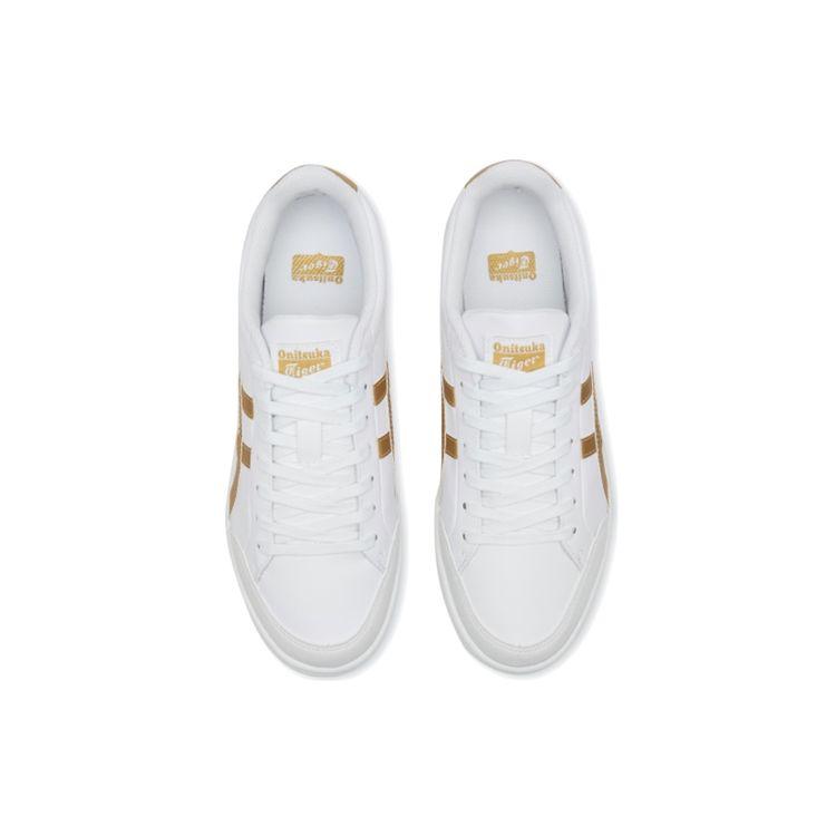 Onitsuka Tiger Advanti Synthetic Leather Comfortable Versatile Slip Resistant Durable Low Top Skate Shoes Unisex Sneakers White Platinum 1183A506-105