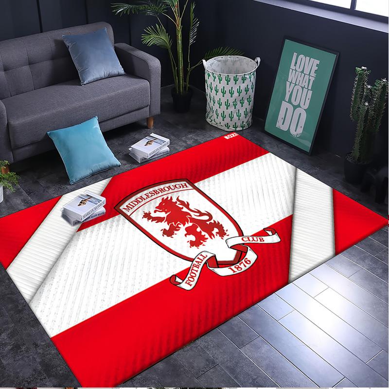1PC rug Red Lion Football Club Carpet, Chair Rug,Area Rug for Office Bedroom living rooms bedroom, Doormat decor Christmas fan gifts