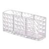Clear Acrylic Makeup Brush Holder 1-Slot Compact Nail Hair Lip Liner Brush Lipsticks Organizer Student Box Pen Jewelry Storage