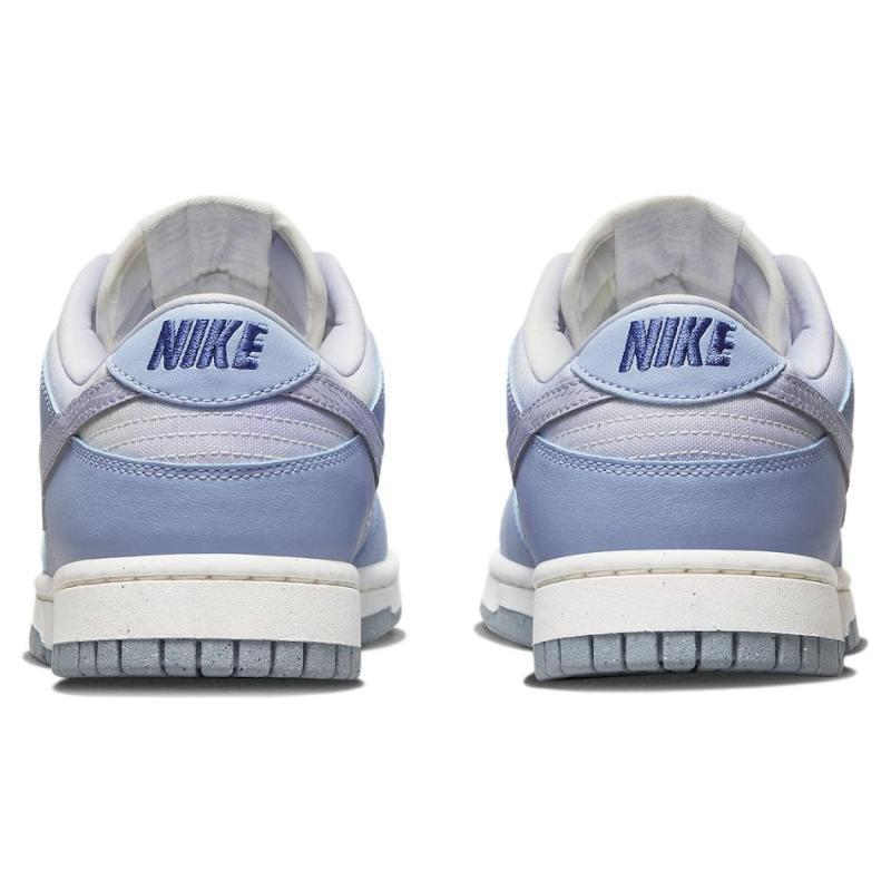 Nike Dunk "Blue Canvas" canvas comfortable and versatile low-top skate shoes for women in blue and white