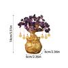 Crystal Money Tree Feng Shui Ornament - Home And  Gemstone Jewelry For Attracting Wealth