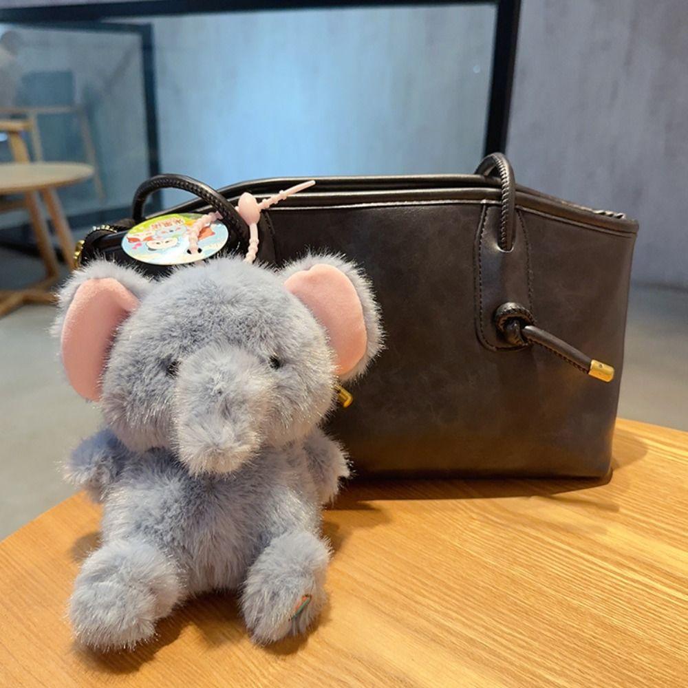 Elephant Cartoon Animal Keychain Cartoon Animal Car Key Ring Bag Hanging Pendant  Hanging Ornaments