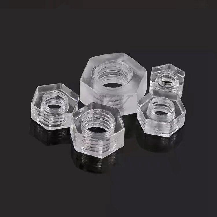 M3/M4 Semi-transparent PC Phillips Pan Head Screws and Hex Nuts