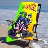 Beach Towel with G-Gorillaz Band Pattern - Soft,absorbent,machine Washable Lightweight&Modern,swimming,Travel Essentials
