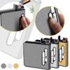 Cigarette-Case,Rechargeable Dual-Arc Lighter Cigarette-Box,Holds 20-Cigarettes