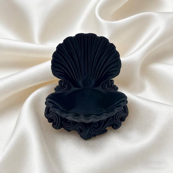 Shell Jewelry Storage Tray, Three-Dimensional Carving Design, Jewelry Decorative Organizer for Rings Earrings Small Items
