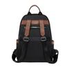 Lightweight Backpack Color Block Women's Small Backpack Oxford Travel Bag