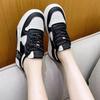 Women's White Chunky Sole Sneakers - Spring/Autumn Breathable Casual Korean Style Versatile Dad Shoes