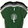 Minimalist Tree Graphic T-Shirt – Nature Lover Tee – Eco-Friendly Forest Shirt – Botanical Art Design – Unisex Earth Day Gift