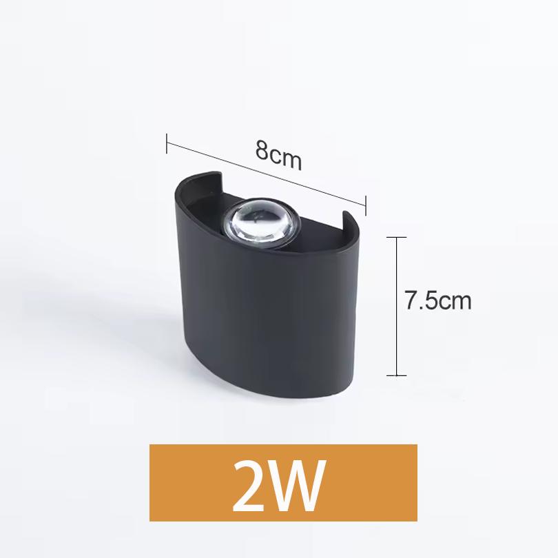 

LED Wall Lamp Waterproof IP66 Indoor Outdoor Lamp Up and down glow lights Garden Lights for Living Room Hallway Bedroom Decor Warm White