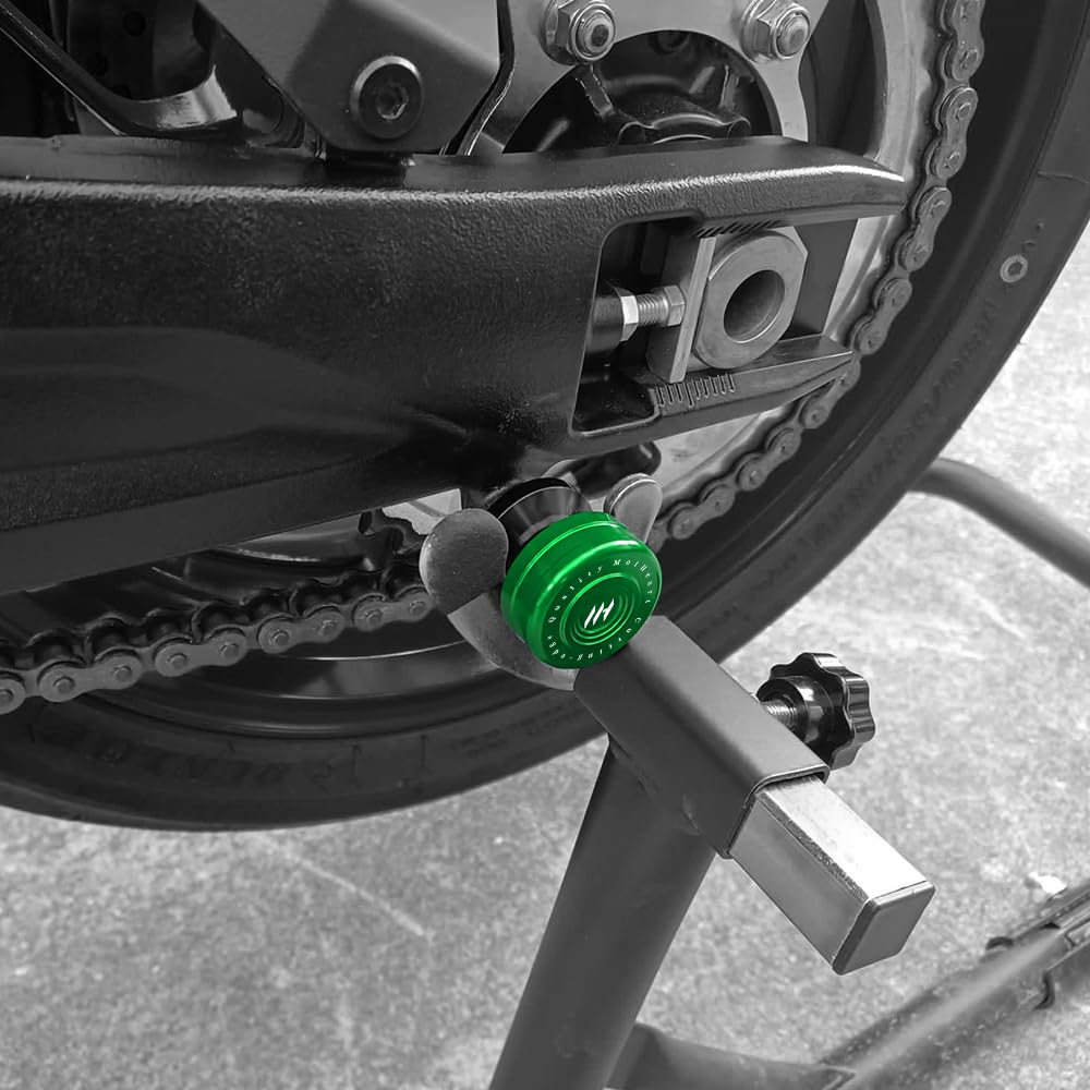 MotHeartCNC Swing Arm Spool Slider for M8 - CNC Aluminum Heavy Duty Motorcycle Rear