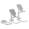 Portable Foldable Phone & Tablet Holder for Desktops - Adjustable Multi-functional Stand for Live Broadcasts & Easy Viewing