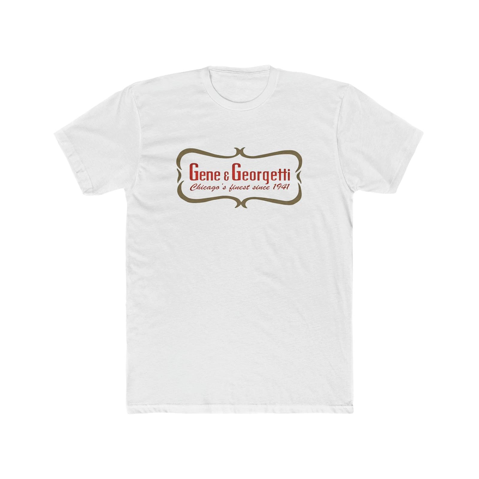 Gene & Georgetti Chicago Steakhouse Restaurant Cotton Crew Tee M