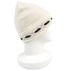 Pristine CHANEL Knit cap COCO Mark Knit hat white cashmere Women AAB112 Used
