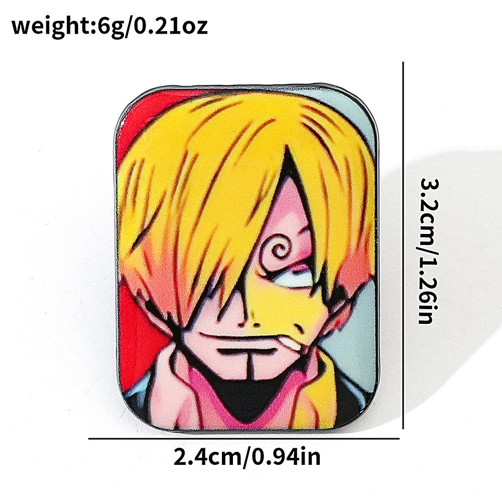 191 Spot ONE PIECE Brooch Riman Metal Badge Luffy Pirates One Piece Pin Accessories