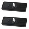2X Red Light Rear Bike Quad Scooter Bike Reflector License Plate Rectangle Reflector for