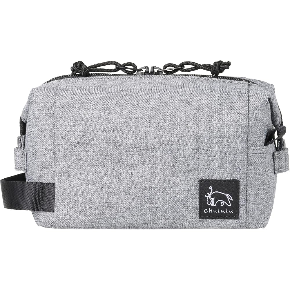 HAKUBA Chululu Camera Bag with Renew Inner Pouch [M Size Heather Gray] - Sustainable Camera Case Made from Recycled Materials, with Handle and Shoulde