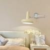 Bedroom Bedside Wall Lamp LED E27 Bulbs Living Room Wall Lamp Cream Style Nordic Creative Retractable Study Reading Rocker Lamp