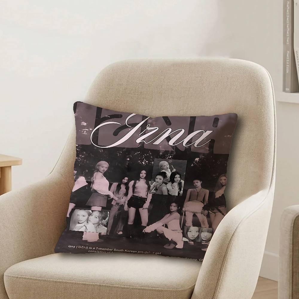 Music Singer IIzna Band Pillow Gift Home Office Decoration Pillow Bedroom Sofa Car Cushion CoverPillow Case