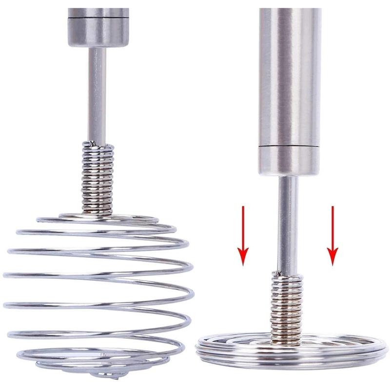 Fouet à ressort à billes en acier inoxydable Fouet à main pour beurre et œufs Mélangeur pour avocat et pomme de terre Presse-purée Batteur à œufs manuel Mélangeurs Outils de cuisine pour la pâtisserie