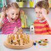 Wooden Memory Chess Board Game, Educational Toy For Kids Focus Training, Kids Matchstick Chess Color Cognitive Ability Toy