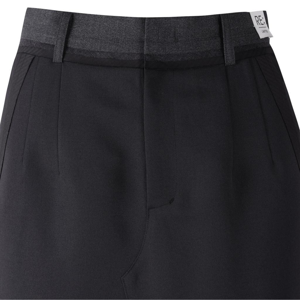 RECODE Basic Suit Long Skirt_Rqkas24525Bkx