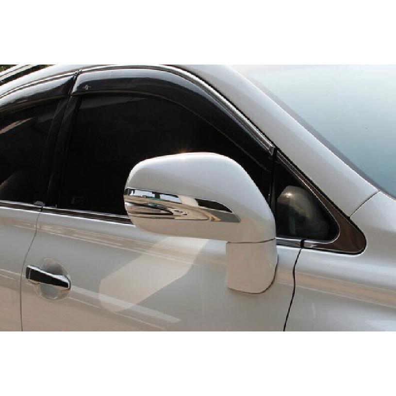 ABS Chrome Rear View Mirror Anti-Scratch Strip Trim For Lexus RX350 450h 2009-15