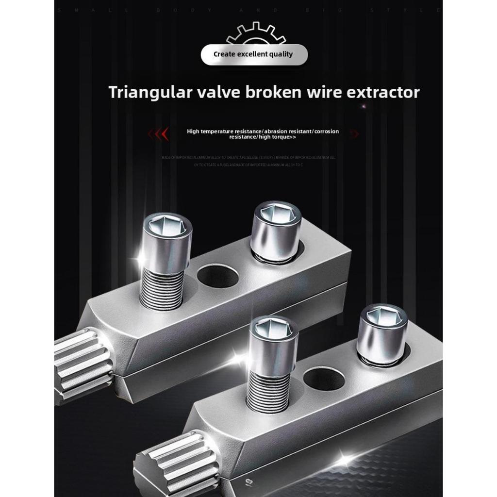 Kit universal de extragere a șuruburilor și bolțurilor - instrument de reparare a filetului de 1/2 "și 3/4" cu mâner cu arc, utilizat pentru întreținerea conductelor casnice și industriale