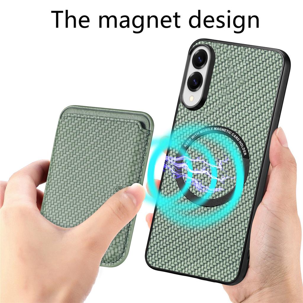 For Samsung Galaxy S25 Edge Case Magnetic Detachable Card Holder Phone Back Cover