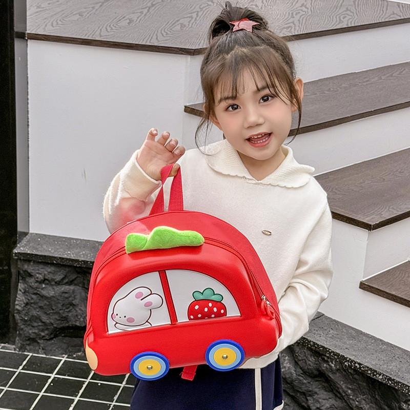 Car Backpack Shape Schoolbag Lightweight Kindergarten Student Bag Boy Gift Girl