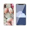 Macarons Cake Soft Silicone Case For iPhone 13 11 12 Pro X XS Max XR 6 6S 7 8 Plus SE Mini Cover